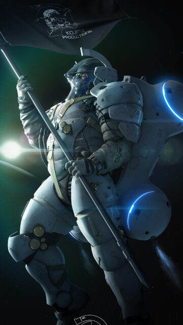 Astronaut Kojima Productions Space Suit Mobile Wallpaper