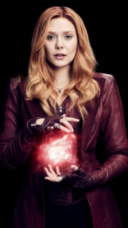 Elizabeth Olsen as Wanda Maximoff High-Quality Mobile Wallpaper
