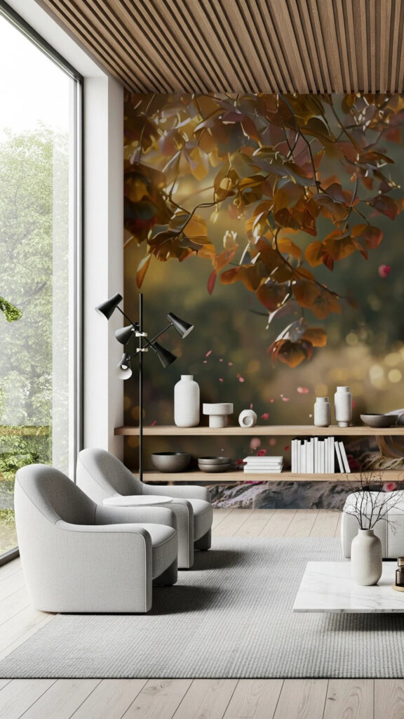 Zen Garden Meditation Sanctuary for Mindful Manifestation and Inner Peace Wallpaper