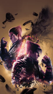 Kazuya and Jin Mishima Tekken 8 Mobile Wallpaper
