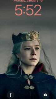 Young Rhaenyra Targaryen House of the Dragon Mobile Wallpaper