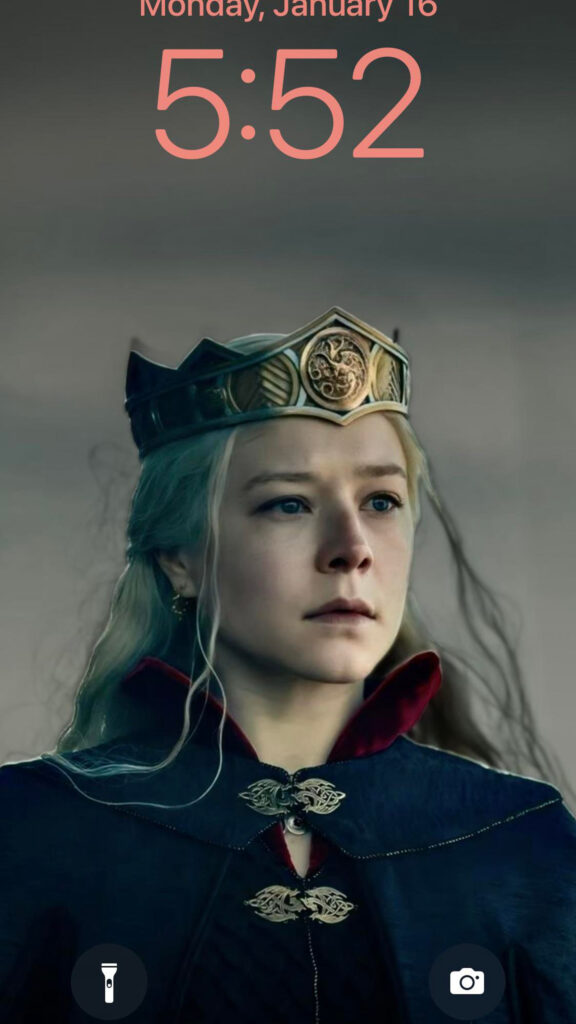 Young Rhaenyra Targaryen House of the Dragon Mobile Wallpaper