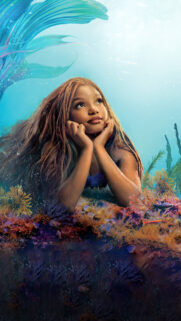 Ariel from The Little Mermaid Live-Action Phone Wallpaper