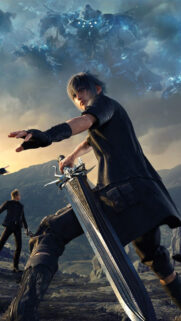 Noctis Lucis Caelum Fantasy Battle Mobile Wallpaper