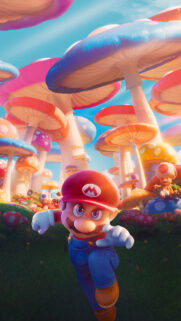 The Super Mario Bros. Movie Mushroom Kingdom Mobile Wallpaper