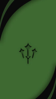 Minimalist Green Valorant Sage Icon Mobile Wallpaper