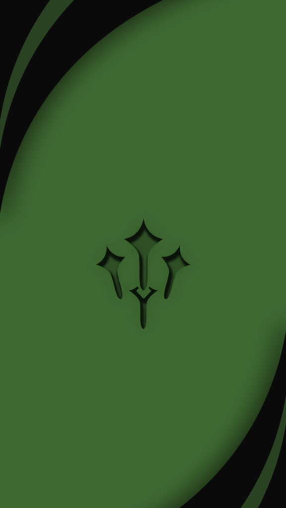 Minimalist Green Valorant Sage Icon Mobile Wallpaper