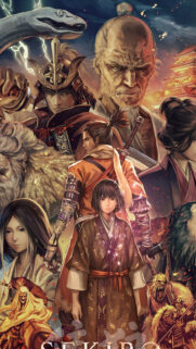 Sekiro Shadows Die Twice Ensemble Character Mobile Wallpaper