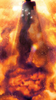 Oppenheimer Cinematic Explosion Abstract Mobile Wallpaper
