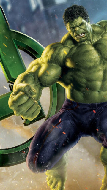 Marvel Studios Incredible Hulk Heroic Posed 4K Mobile Wallpaper
