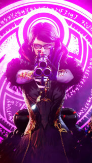 Bayonetta Magical Combat Style Mobile Wallpaper