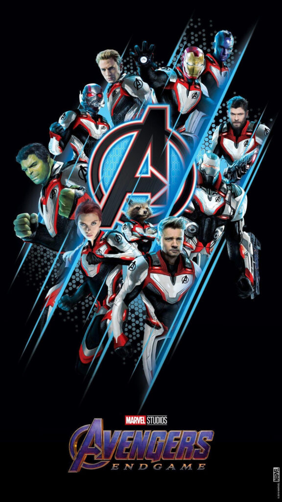 Marvel's Avengers Endgame Quantum Suit Team Mobile Wallpaper