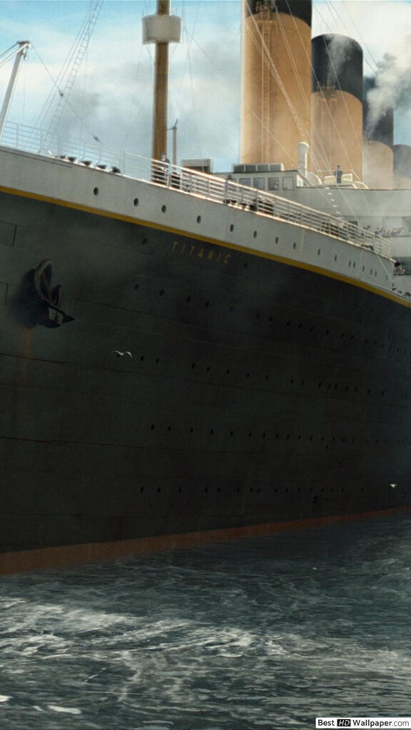 Titanic Cruise Ship Hull View Mobile Wallpaper