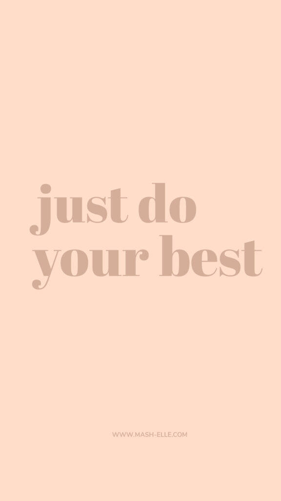 Minimalist Affirmation for Self Love and Manifestation Phone Wallpaper