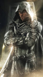 Moon Knight Cinematic Silver Suit Portrait Mobile Wallpaper