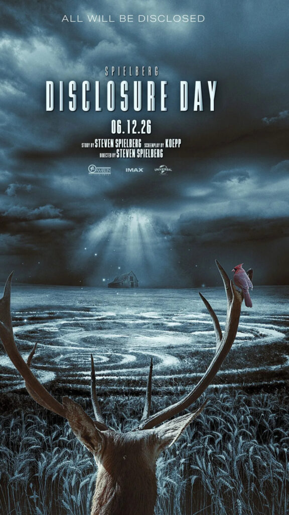 Disclosure Day Cinematic Deer Field Mobile Wallpaper