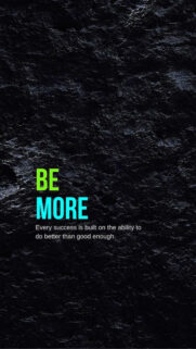 Be More Success Mindset and Manifestation Motivation Aesthetic Wallpaper