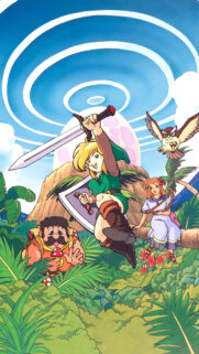 The Legend of Zelda Link’s Awakening Mobile Wallpaper