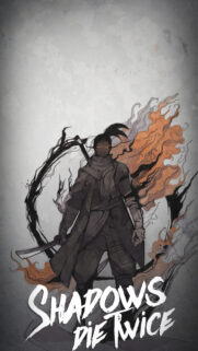 Sekiro Stylized Ninja Shadow Mobile Wallpaper