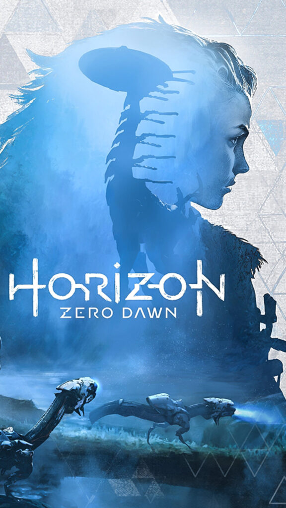 Horizon Zero Dawn Aloy and Tallneck Digital Art Mobile Wallpaper