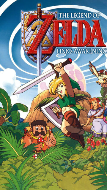 The Legend of Zelda Link's Awakening Mobile Wallpaper