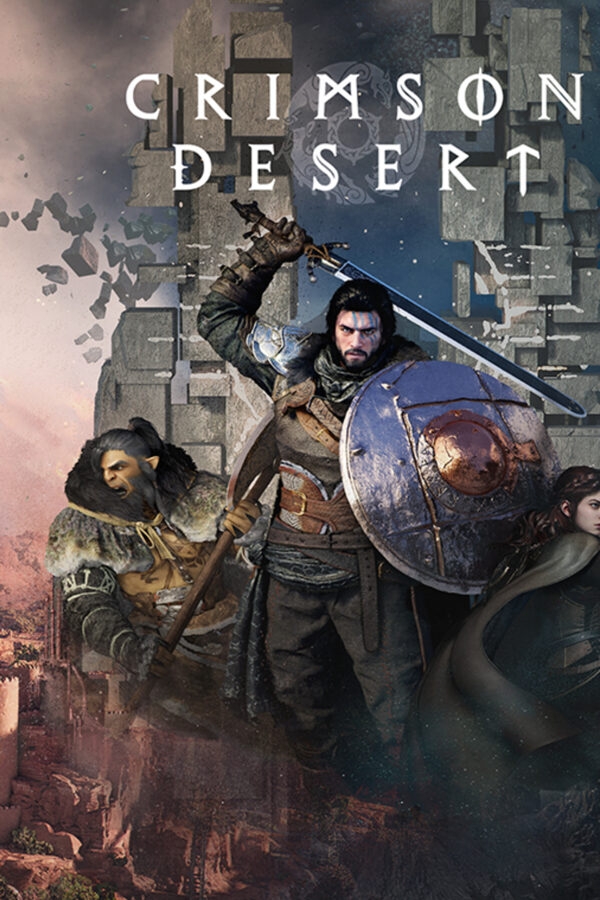 Crimson Desert Fantasy Warriors Mobile Wallpaper