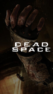 Bloodied Armored Hand Sci-Fi Horror Mobile Wallpaper