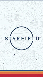 Starfield Topographical Abstract Mobile Wallpaper