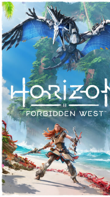 Aloy Combat Stance Horizon Forbidden West Mobile Wallpaper