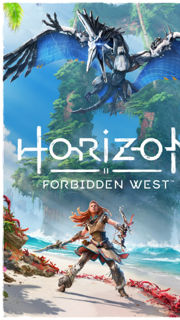 Aloy Combat Stance Horizon Forbidden West Mobile Wallpaper