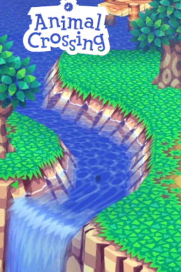 Animal Crossing River Scene Mobile Wallpaper or Phone Wallpaper