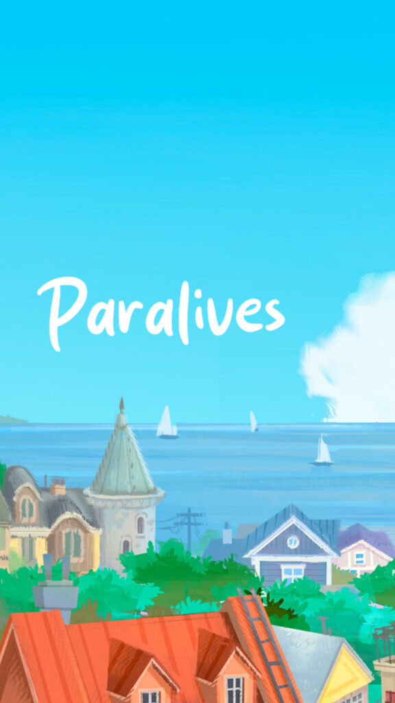 Coastal Townhouse Scenery Mobile Wallpaper
