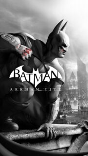 Batman Arkham City Gritty Vigilante Mobile Wallpaper