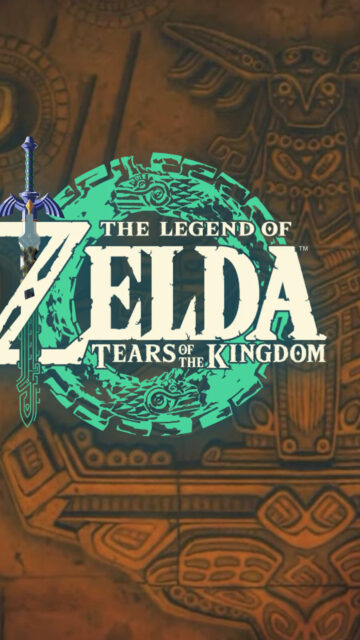 The Legend of Zelda Tears of the Kingdom Stylized Mobile Wallpaper
