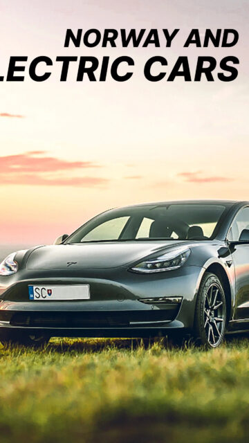 Sleek Tesla Model 3 at Sunset Mobile Wallpaper