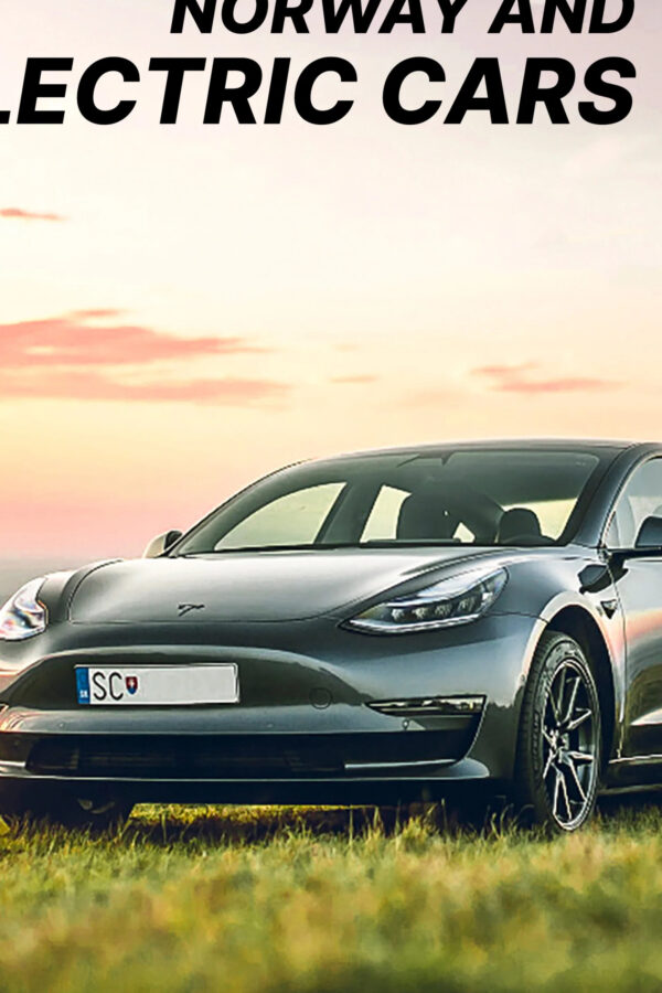 Sleek Tesla Model 3 at Sunset Mobile Wallpaper