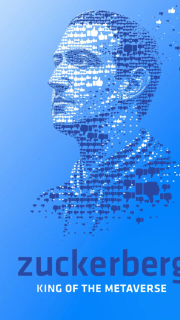 Mark Zuckerberg Artistic Illustration Portrait Mobile Wallpaper