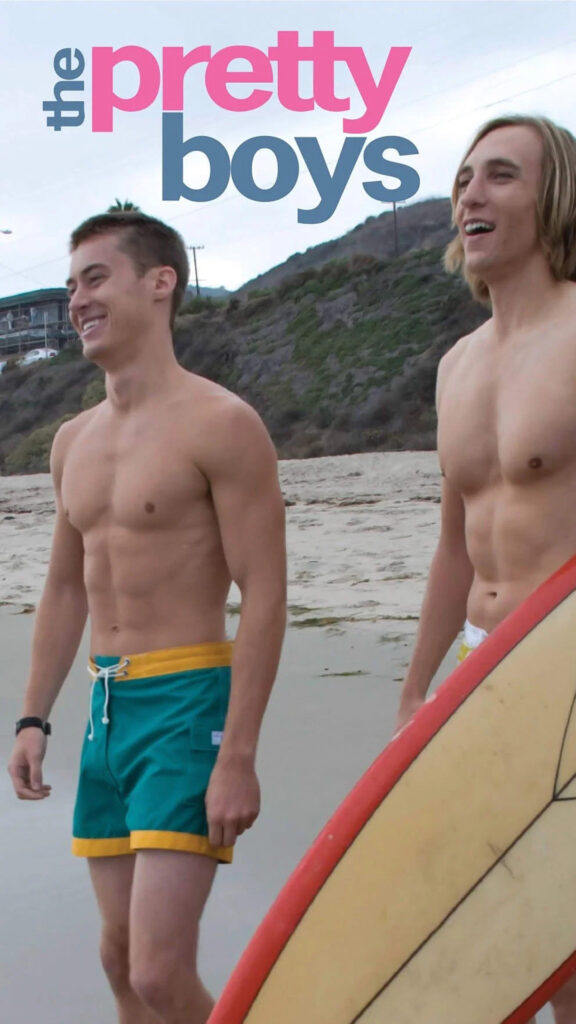Attractive Surfers Walking on the Beach Mobile Wallpaper