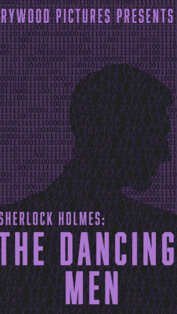 Sherlock Holmes The Dancing Men Silhouette Mobile Wallpaper