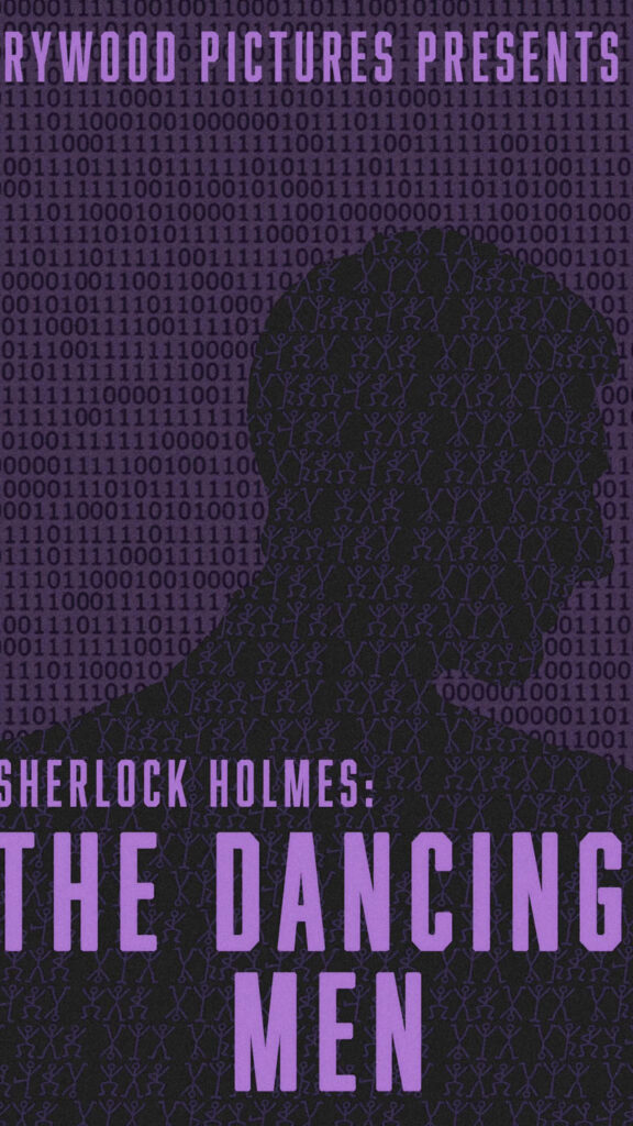 Sherlock Holmes The Dancing Men Silhouette Mobile Wallpaper