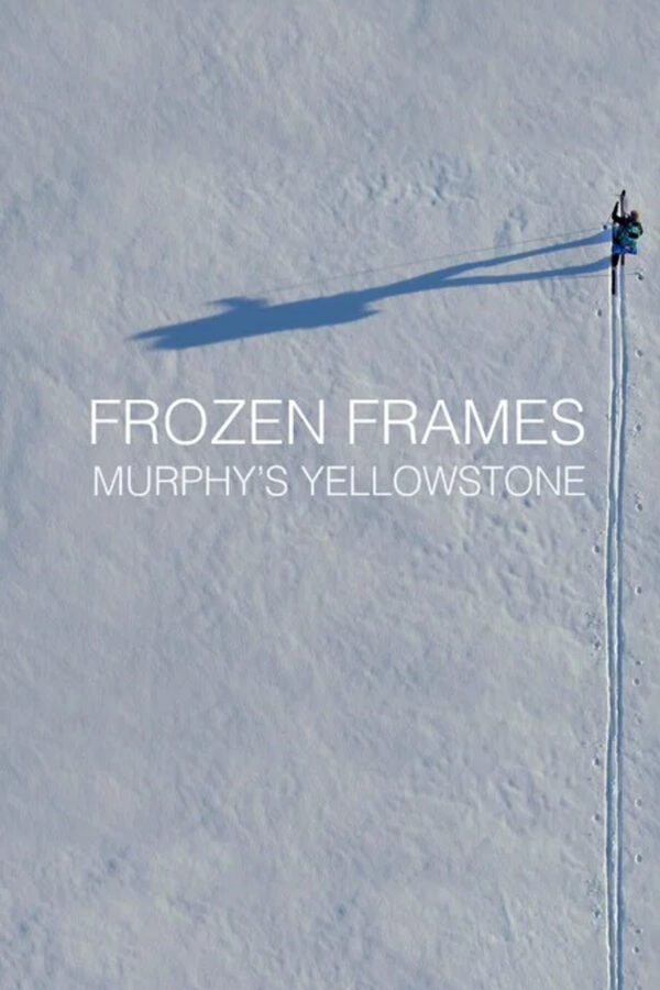 Minimalist Aerial Skier Snow Landscape Mobile Wallpaper