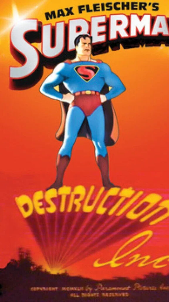 Max Fleischer Superman Destruction Inc Mobile Wallpaper
