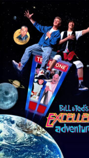 Bill & Ted’s Excellent Adventure Movie Poster Mobile Wallpaper