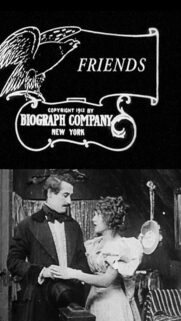 Vintage Biograph Company Friends Film Poster Mobile Wallpaper