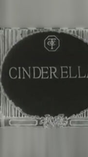 Vintage Cinderella Film Title Card Phone Wallpaper