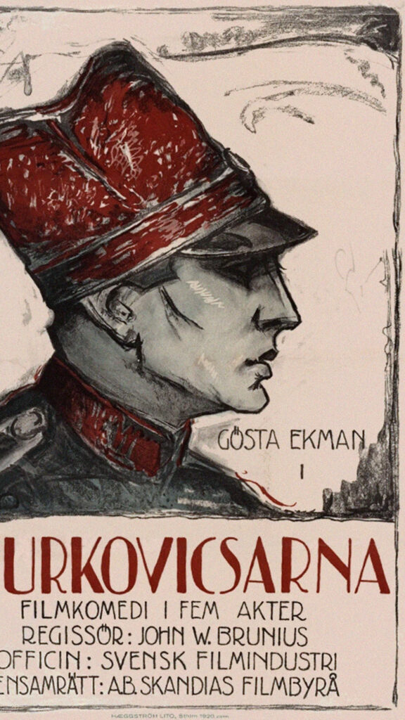 Vintage Swedish Film Poster Gösta Ekman Mobile Wallpaper