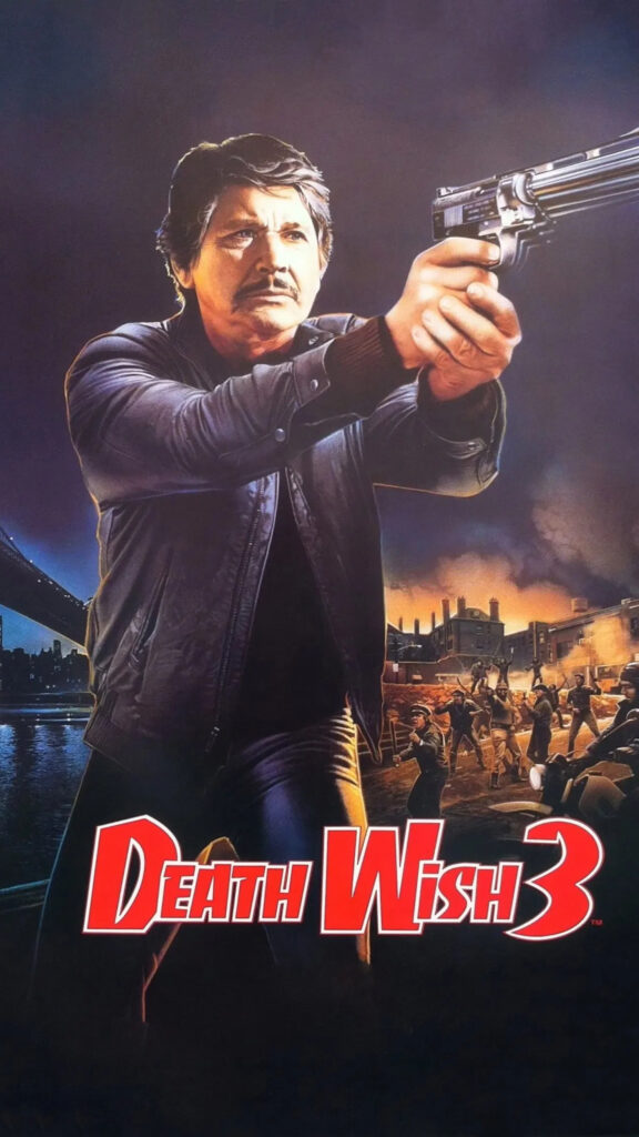 Charles Bronson Death Wish 3 Movie Poster Mobile Wallpaper