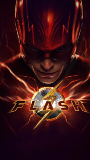 The Flash Red Suit Superhero Cinematic Mobile Wallpaper