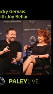 Ricky Gervais and Joy Behar Mobile Wallpaper