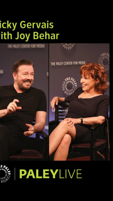 Ricky Gervais and Joy Behar Mobile Wallpaper